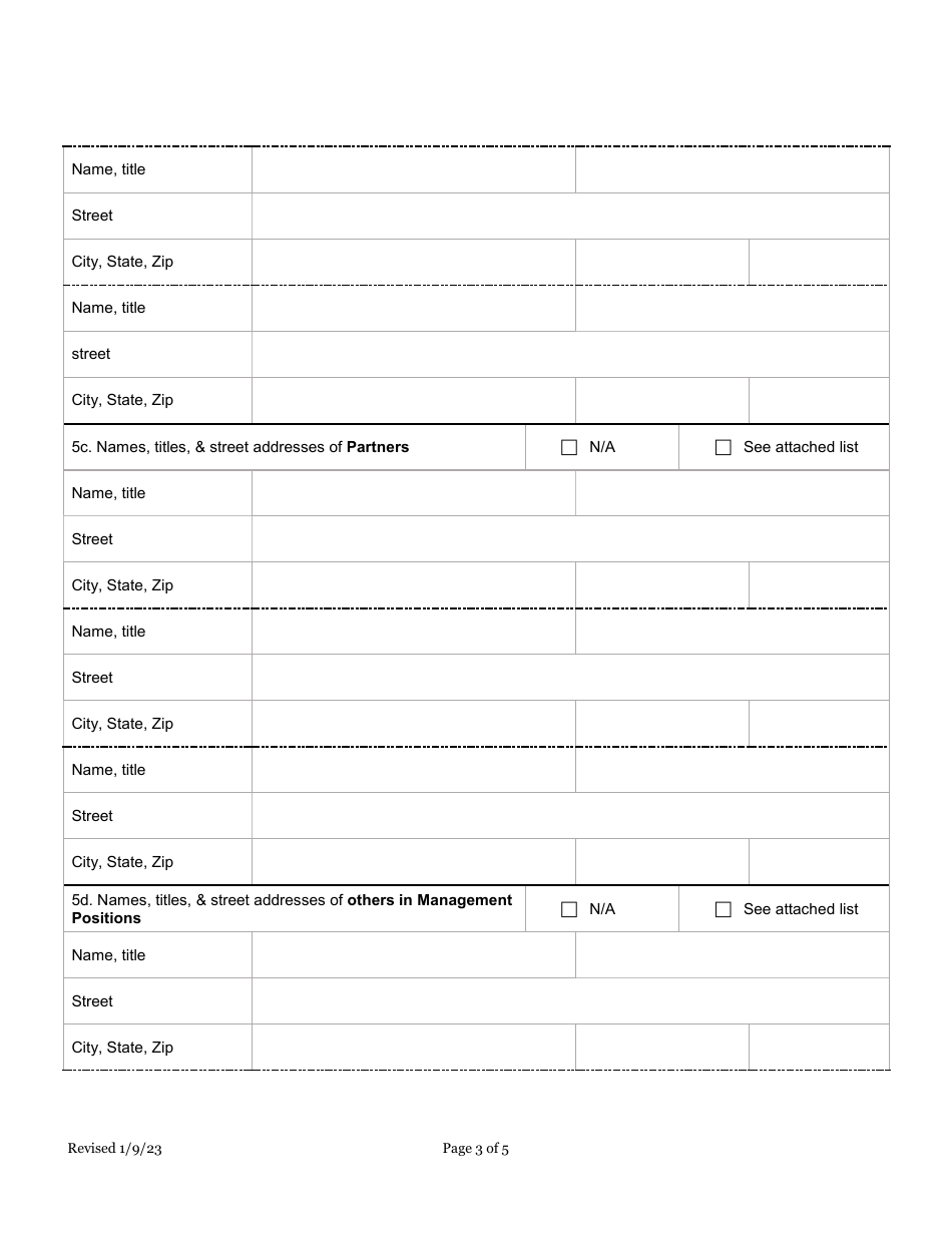 Professional Fundraiser Application - Kansas, Page 4