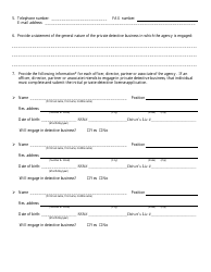 Agency License - Renewal Application - Kansas, Page 3