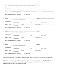 Agency License - Renewal Application - Kansas, Page 4