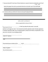 Firearms Trainer - Initial Application - Kansas, Page 4