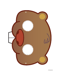 Beaver Mask Template, Page 2