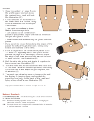 Native American Horse Mask Template, Page 2