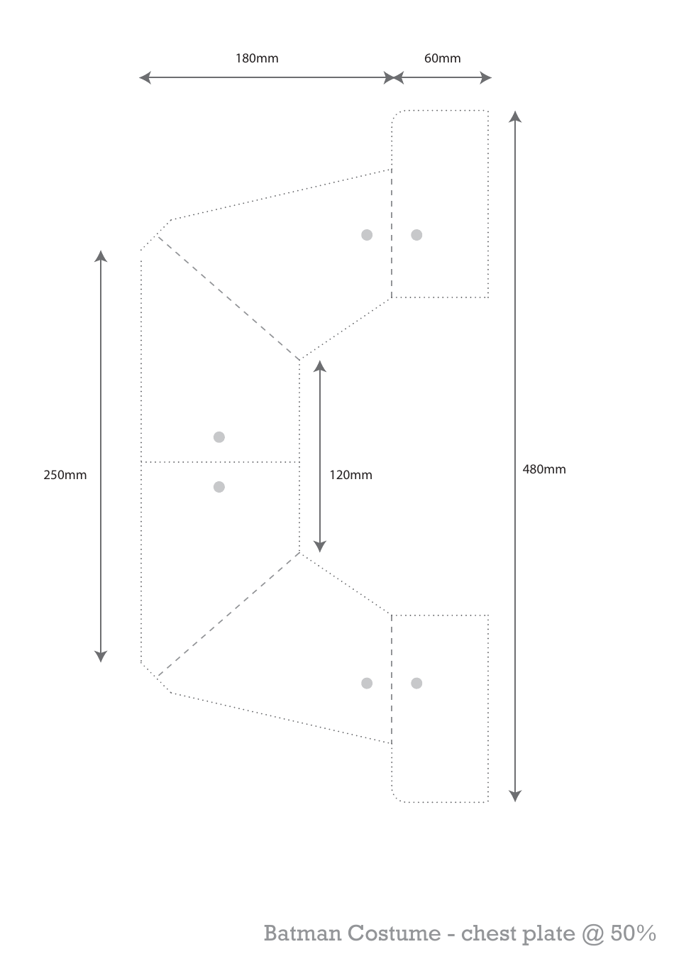 Batman Costume Template, Page 5