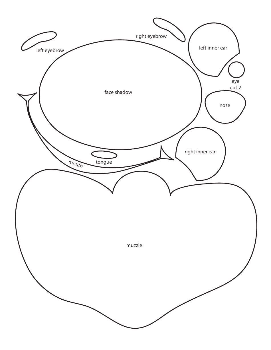 Winnie the Pooh Mask Template, Page 4