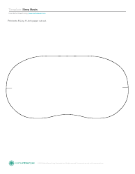 Document preview: Sleep Mask Template