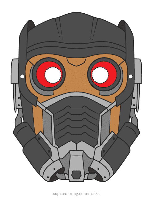 Star Lord Mask Template Download Pdf