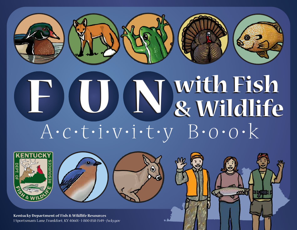 Fun With Fish and Wildlife Activity Book - Kentucky, Page 1