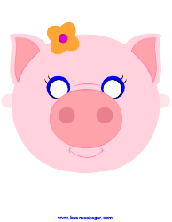 Document preview: Pig Mask Template