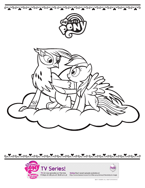 My Little Pony Episode 5 Coloring Page Download Pdf