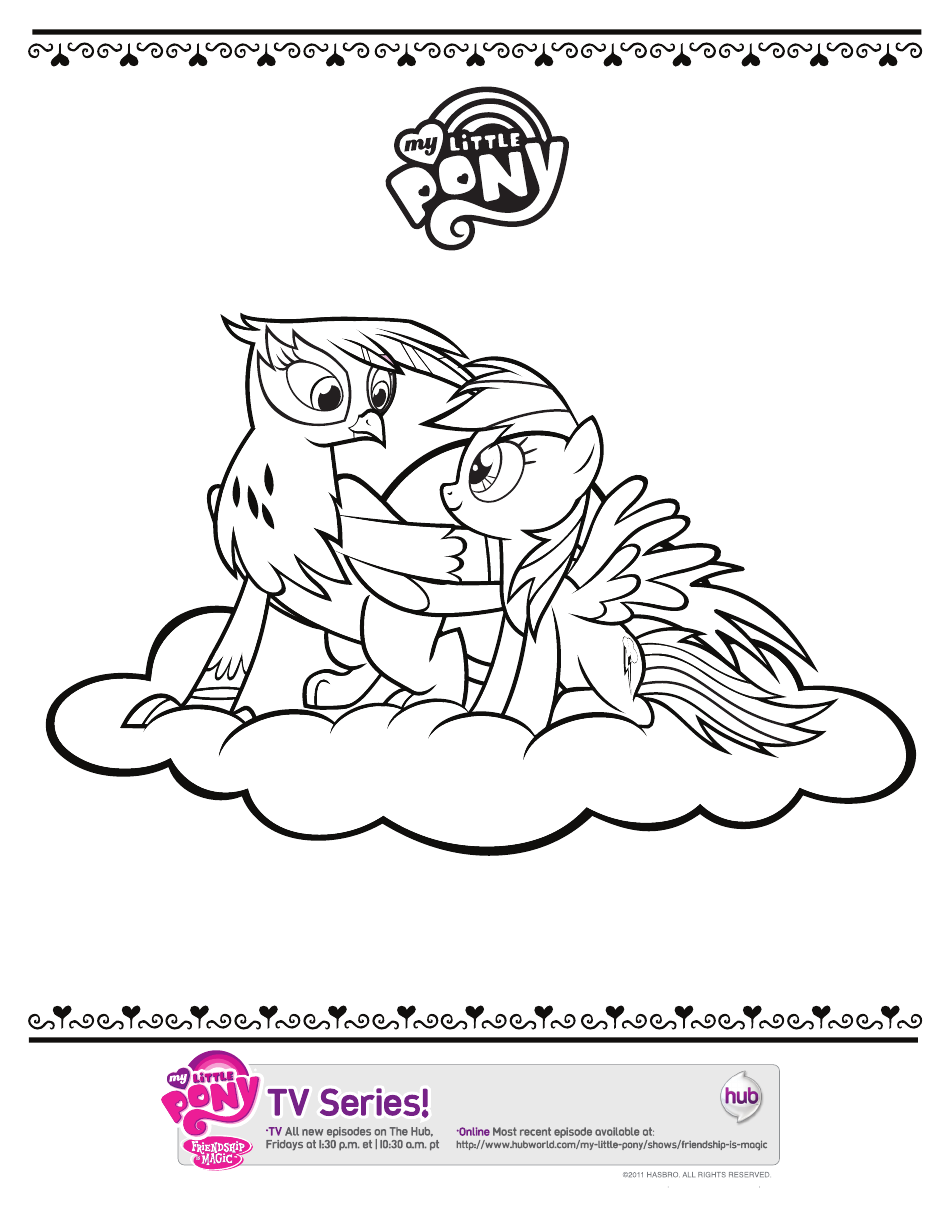 My Little Pony Episode 5 Coloring Page, Page 1