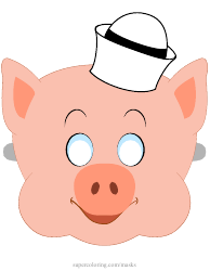 Document preview: 3 Little Pigs Mask Template