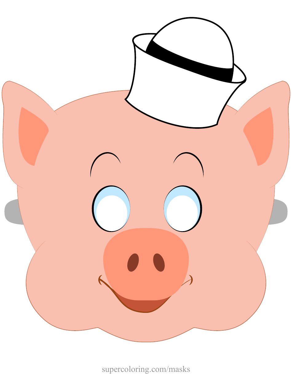 3 Little Pigs Mask Template Download Printable PDF | Templateroller