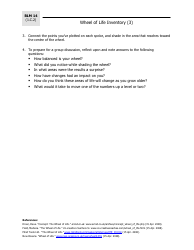 Wheel of Life Inventory - Career Development, Page 3