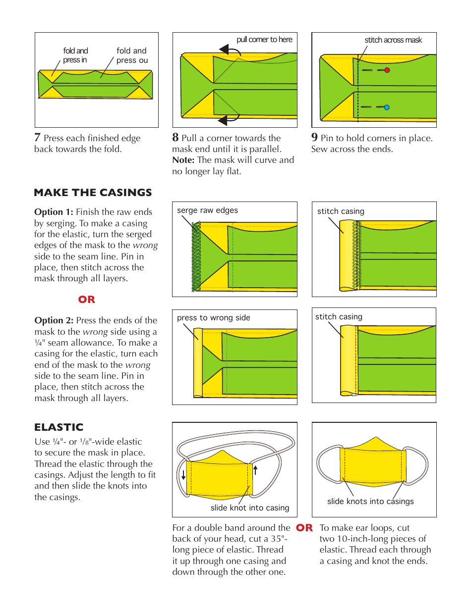 3d Face Mask Pattern Templates, Page 3