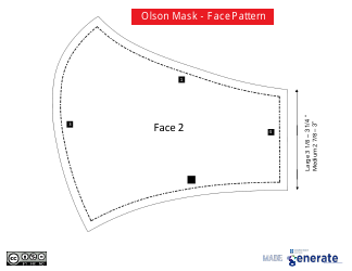 Olson Mask Sewing Pattern Templates, Page 5