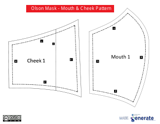 Olson Mask Sewing Pattern Templates, Page 7