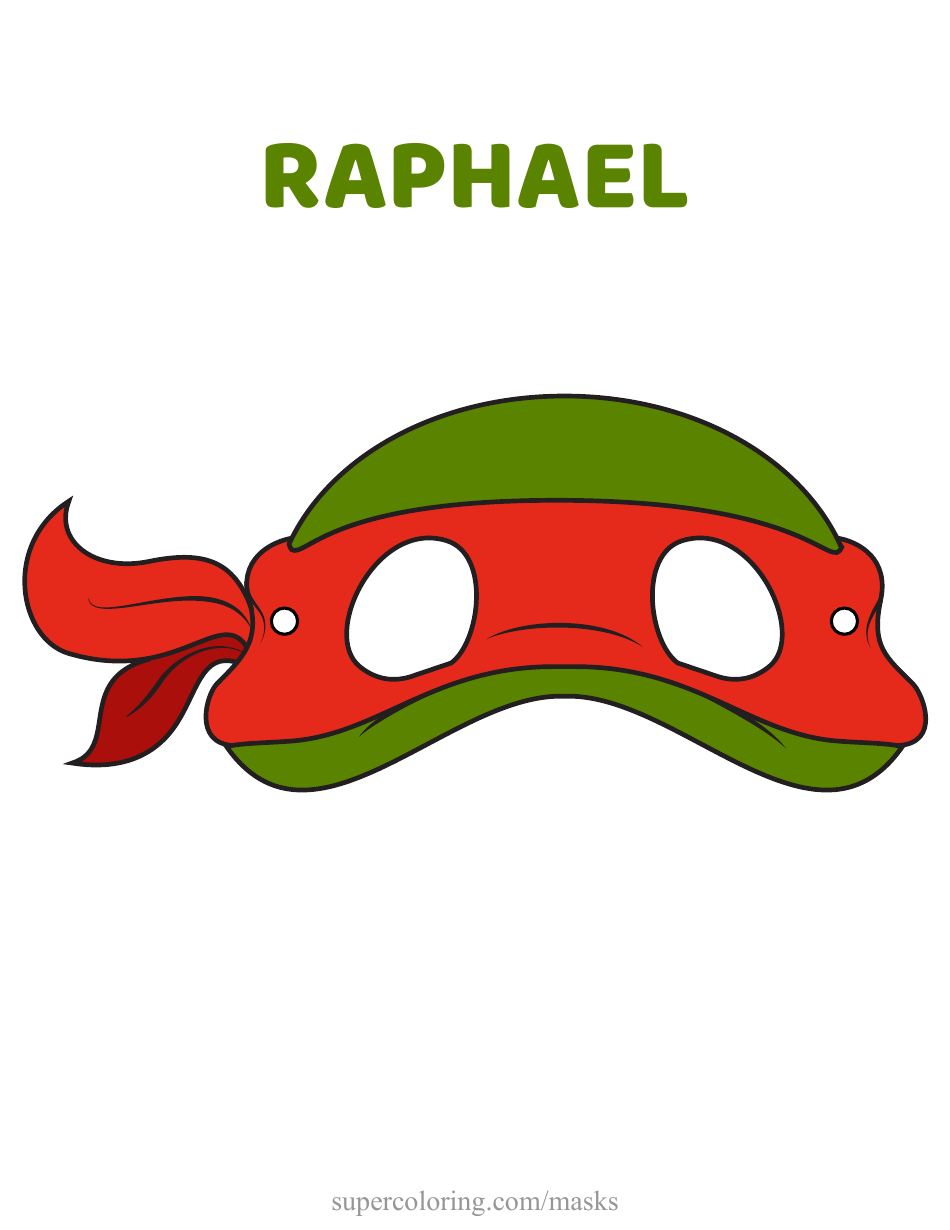 Ninja Turtles Mask Templates Download Printable PDF | Templateroller