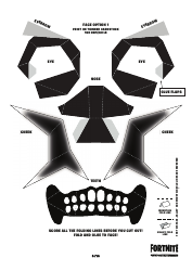 Fortnite Skull Trooper Mask Template, Page 10