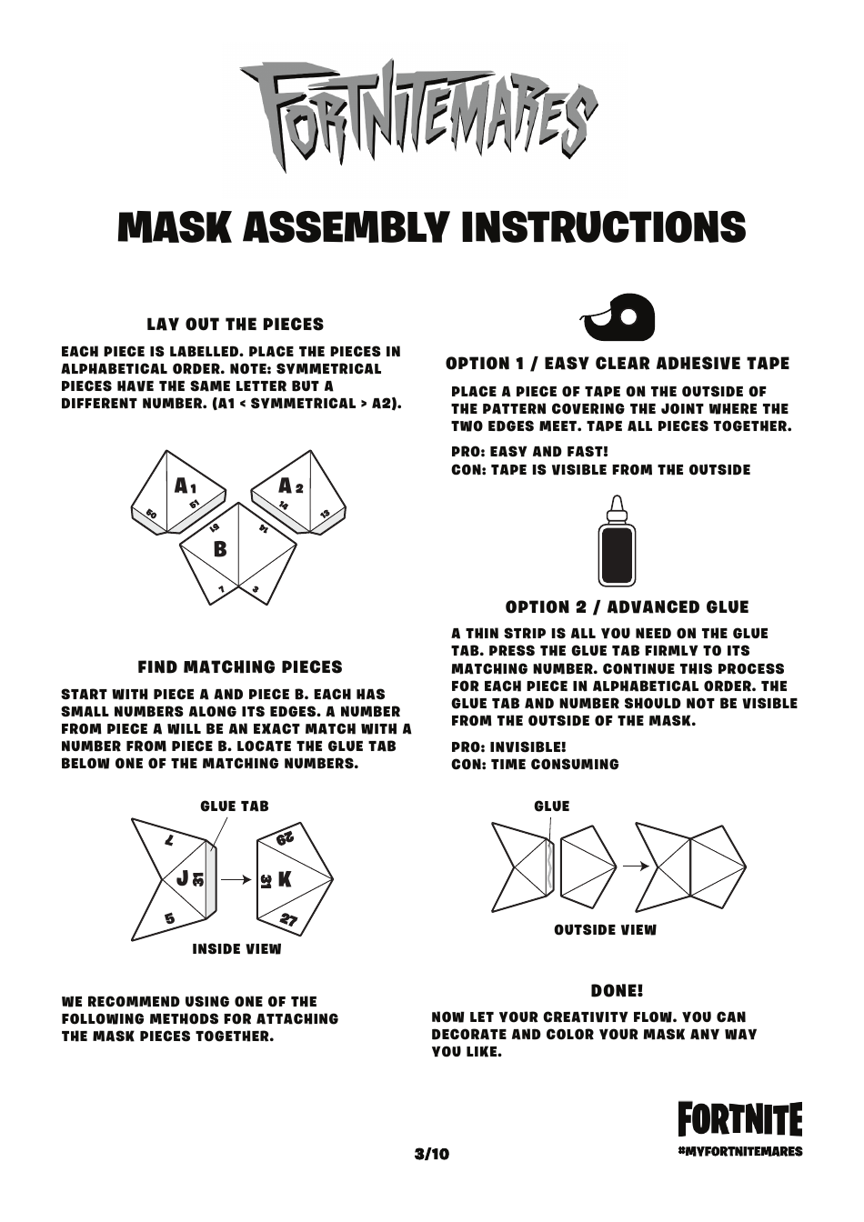 Fortnite Skull Trooper Mask Template, Page 4