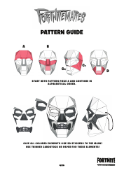 Fortnite Skull Trooper Mask Template, Page 5