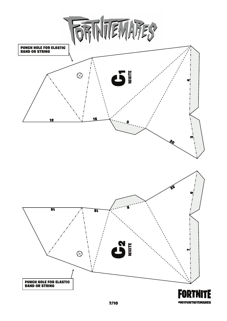 Fortnite Skull Trooper Mask Template, Page 8