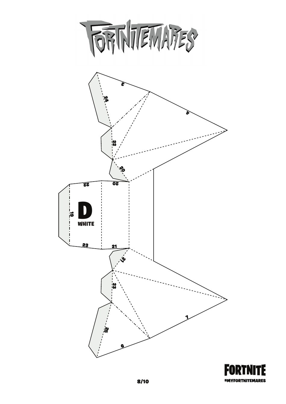 Fortnite Skull Trooper Mask Template, Page 9
