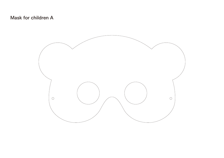 Animal Mask Templates for Children and Adults, Page 3