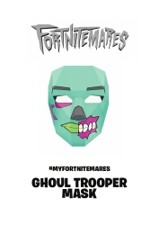 Document preview: Fortnite Ghoul Trooper Mask Template