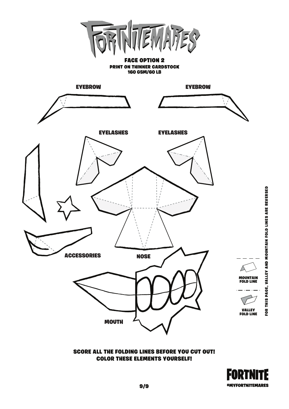 Fortnite Ghoul Trooper Mask Template, Page 10