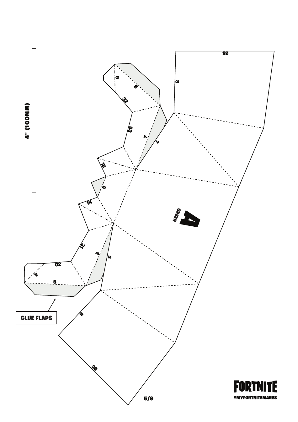 Fortnite Ghoul Trooper Mask Template, Page 6