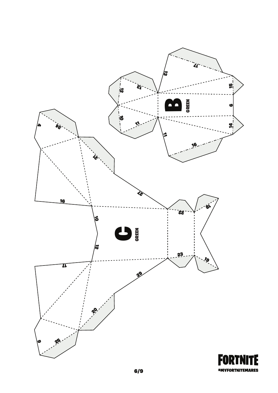 Fortnite Ghoul Trooper Mask Template, Page 7
