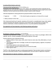 Form HS-1513 Generic Guidelines for Development of a Respiratory Protection Program in Accordance With Department of Pesticide Regulation Requirements - California, Page 11