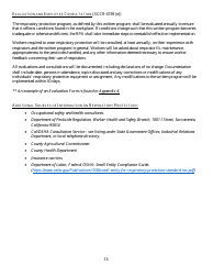 Form HS-1513 Generic Guidelines for Development of a Respiratory Protection Program in Accordance With Department of Pesticide Regulation Requirements - California, Page 15