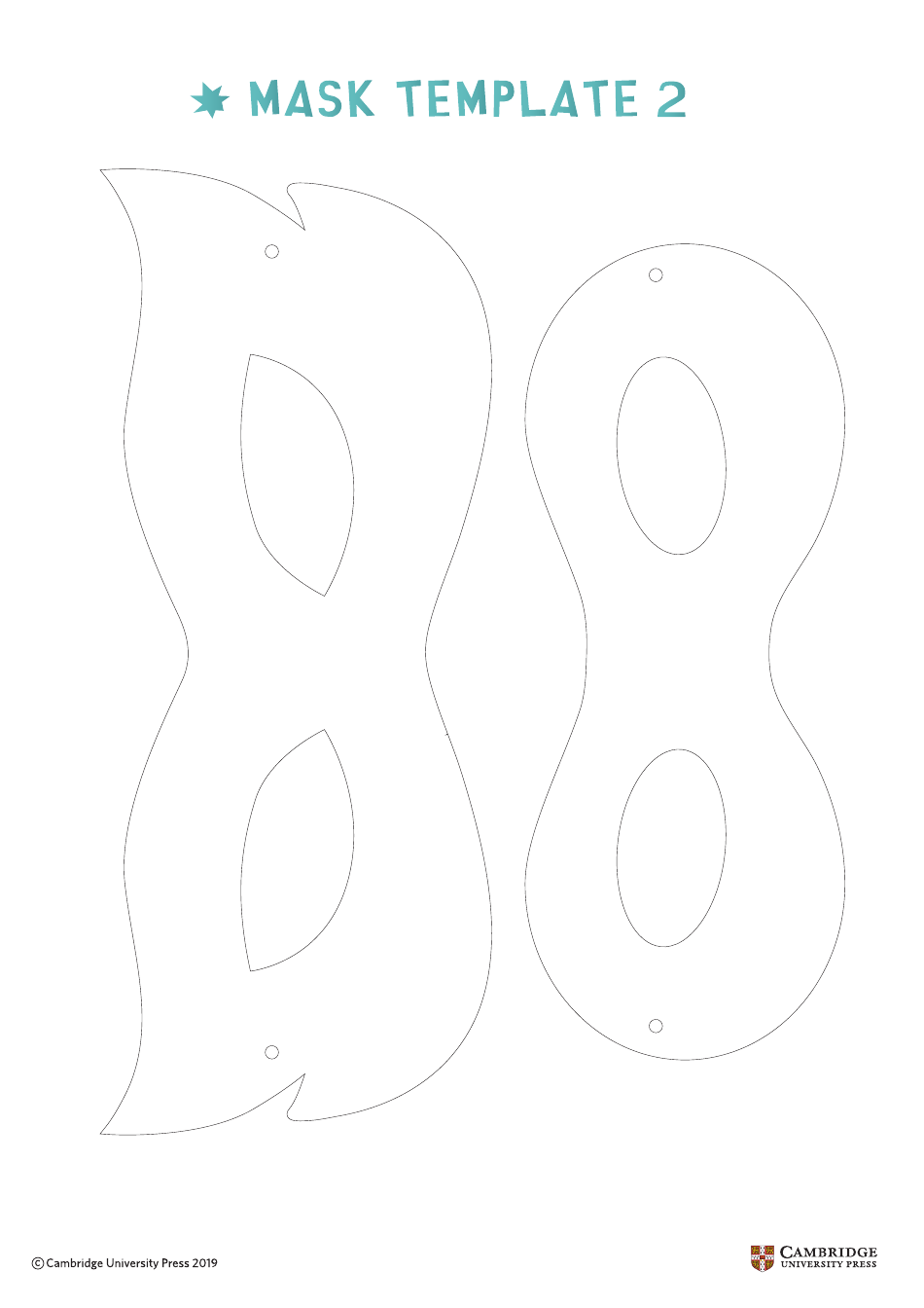 Superhero Mask Templates - Cambridge University Press, Page 3