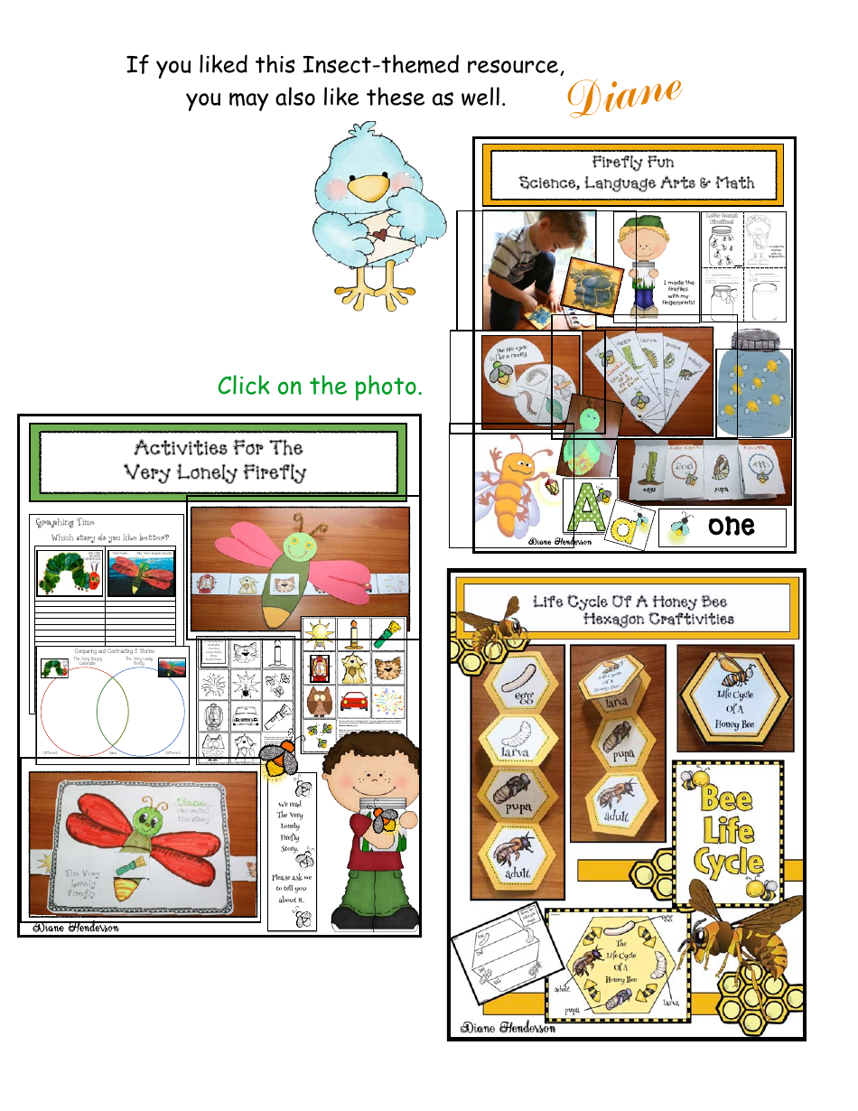 Honey Bee Life Cycle Wheel Templates, Page 39