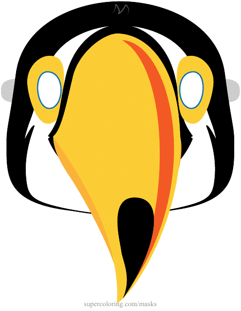 Toucan Mask Template Download Pdf