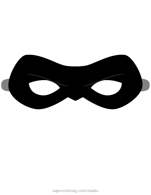 The Incredibles Mask Template