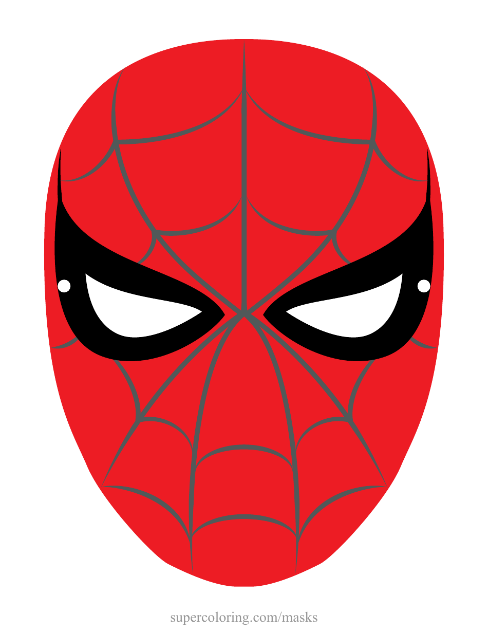 Spiderman Mask Template Classic Download Printable PDF Templateroller Spiderman Mask Template Classic Download Printable PDF Templateroller
