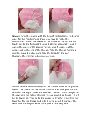 Giraffe Rainbow Crochet Pattern, Page 11