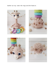 Giraffe Rainbow Crochet Pattern, Page 17