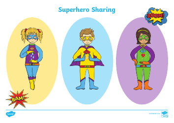 Superhero Paper Doll Mask Templates, Page 2