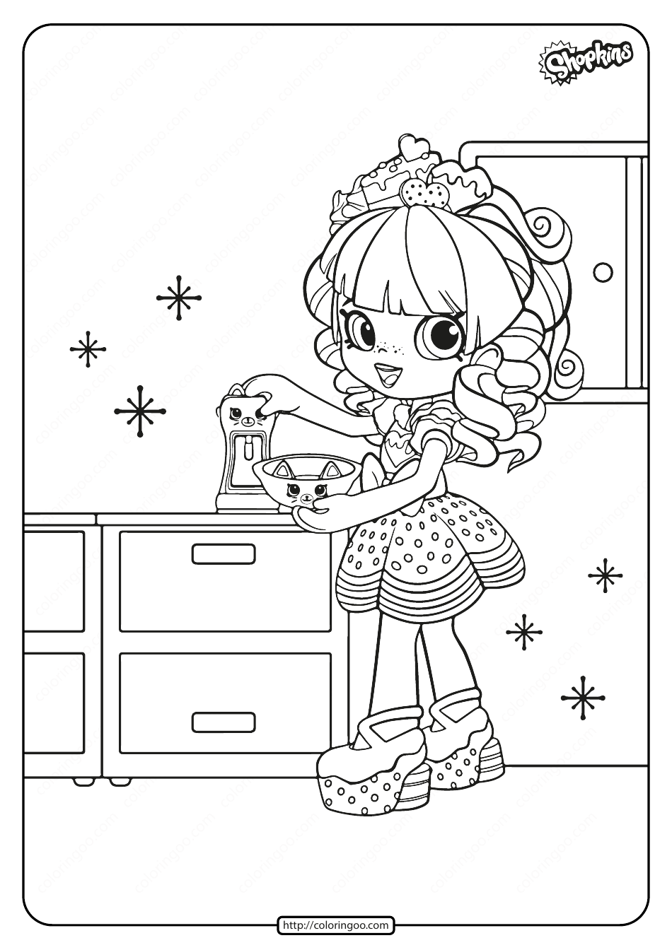 Rainbow Kate Coloring Page, Page 1