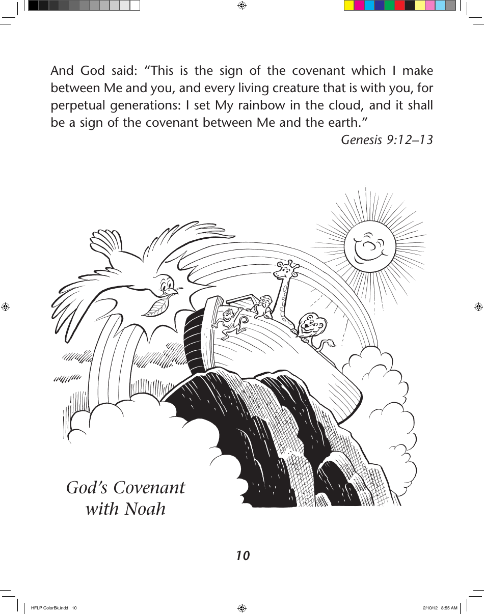 History for Little Pilgrims Coloring Book, Page 12