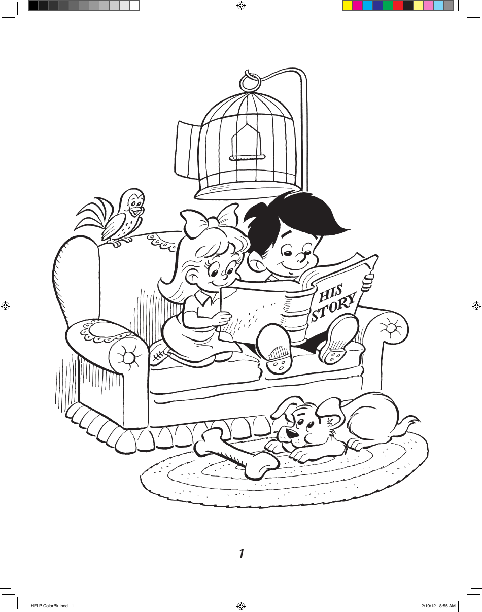 History for Little Pilgrims Coloring Book, Page 3