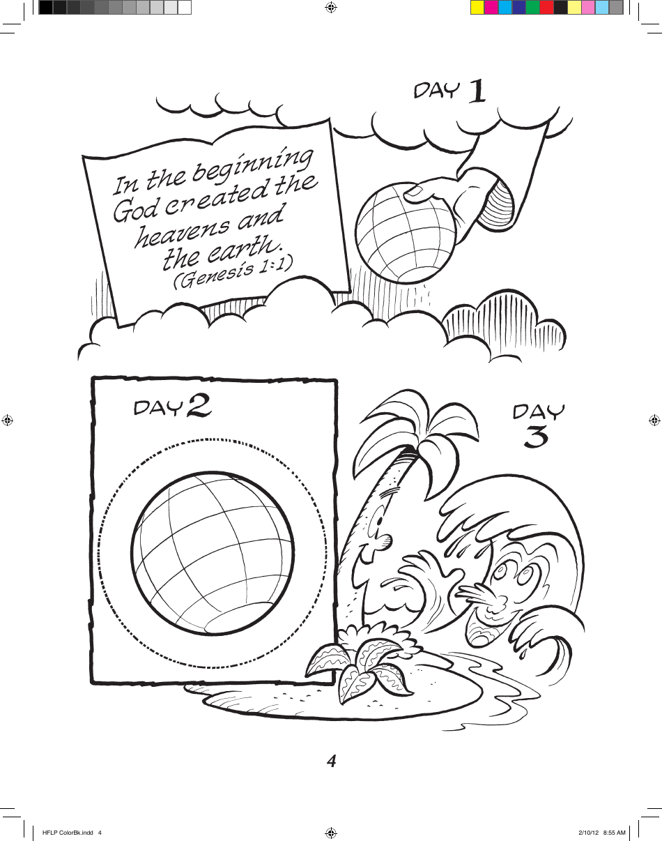 History for Little Pilgrims Coloring Book, Page 6