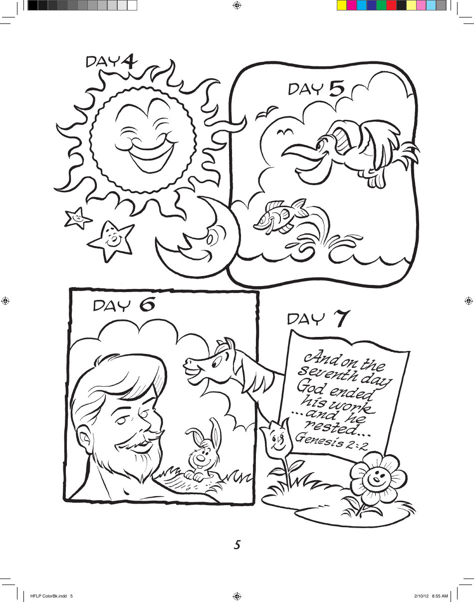 History for Little Pilgrims Coloring Book, Page 7