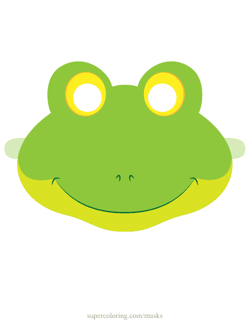 Frog Mask Template Download Pdf