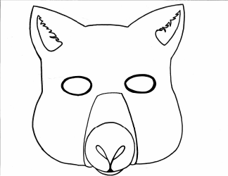 Polar Bear Mask Template Download Printable PDF | Templateroller