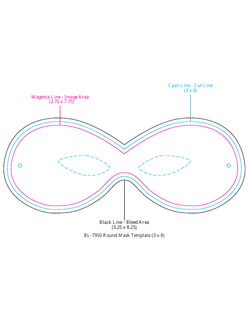 Round Mask Template