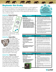 Document preview: Elephant Cube Template